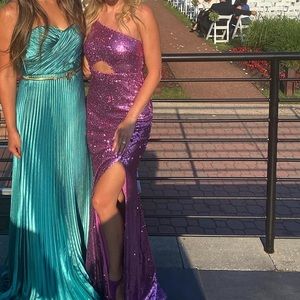 Purple sequin, one should dress. Worn once.